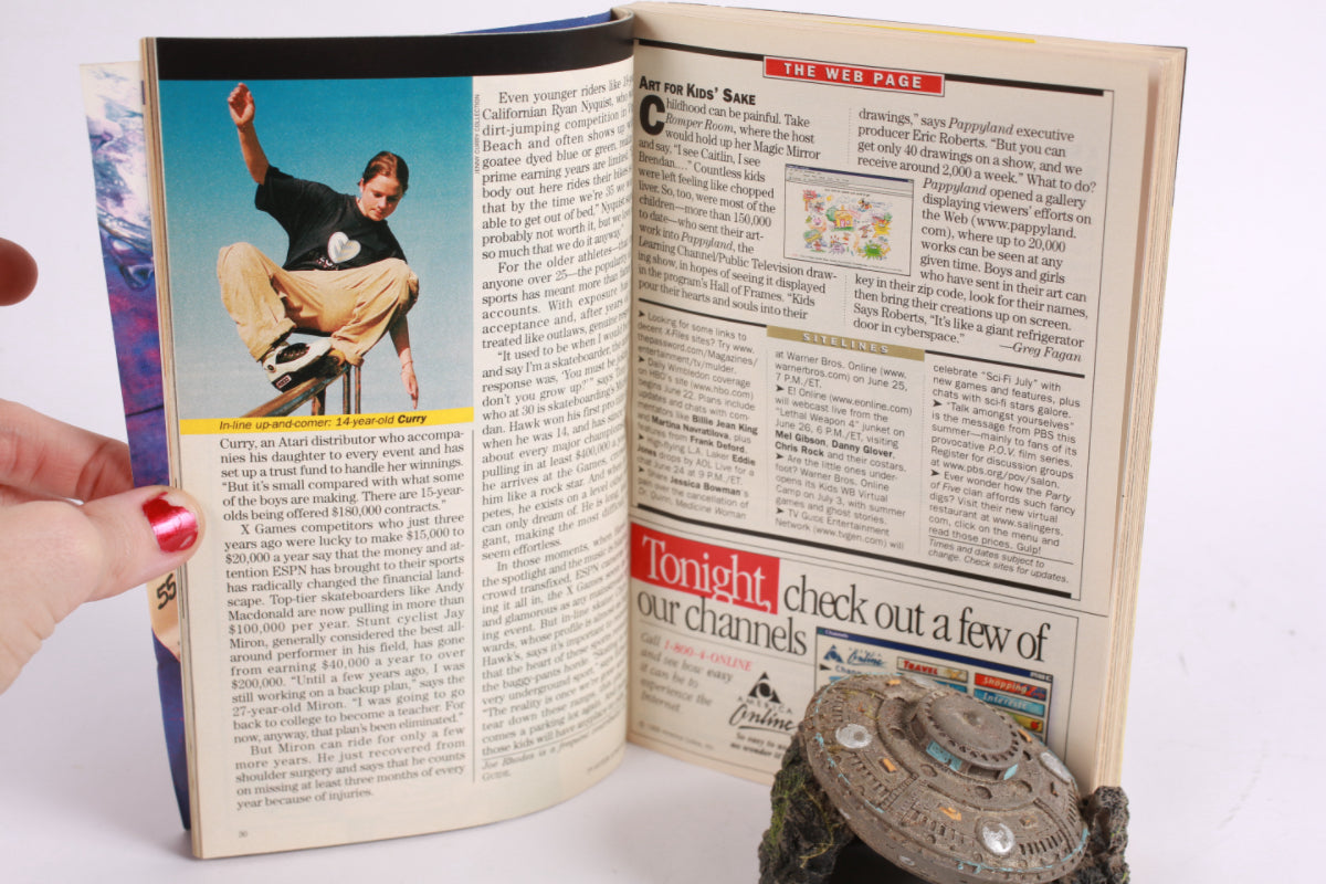 Vintage X-Files TV Guide 1998 David Duchovny
