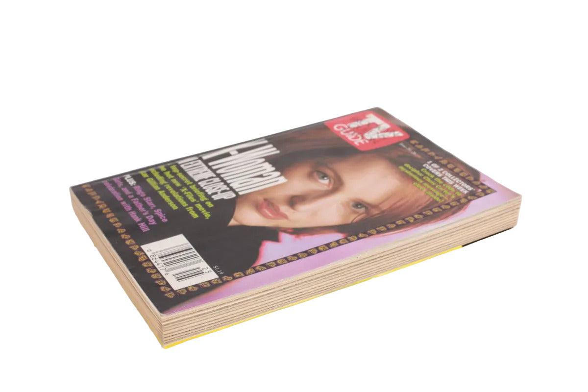 Vintage X-Files TV Guide 1996 Gillian Anderson