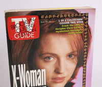 Vintage X-Files TV Guide 1996 Gillian Anderson