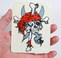 Vintage Zorlac Pushead Pirate Sticker 1986