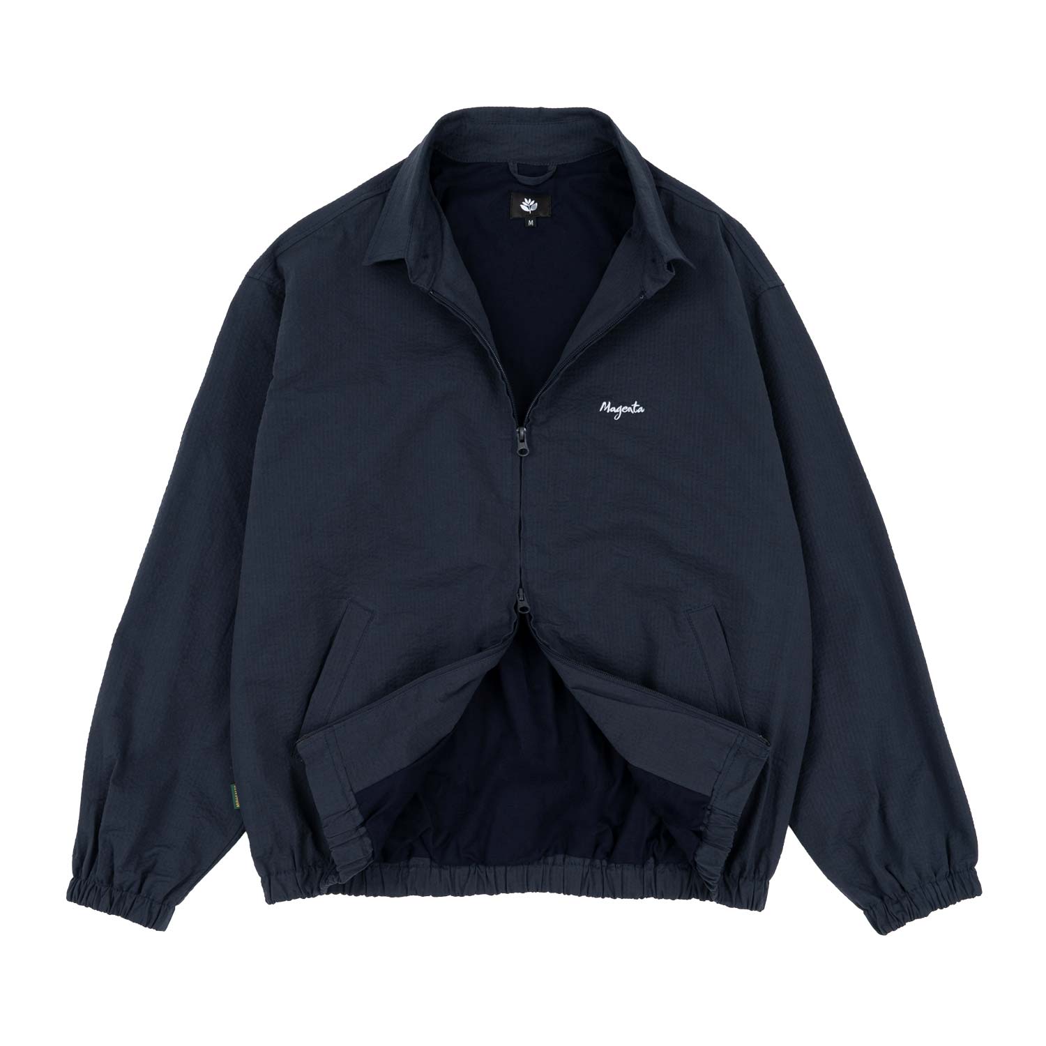 Magenta Skateboards Bastille Seersucker Jacket Navy