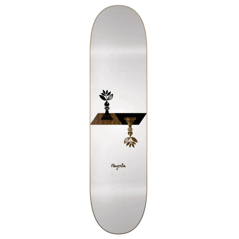 Magenta Skateboards CHESS Skateboard Deck FRONT