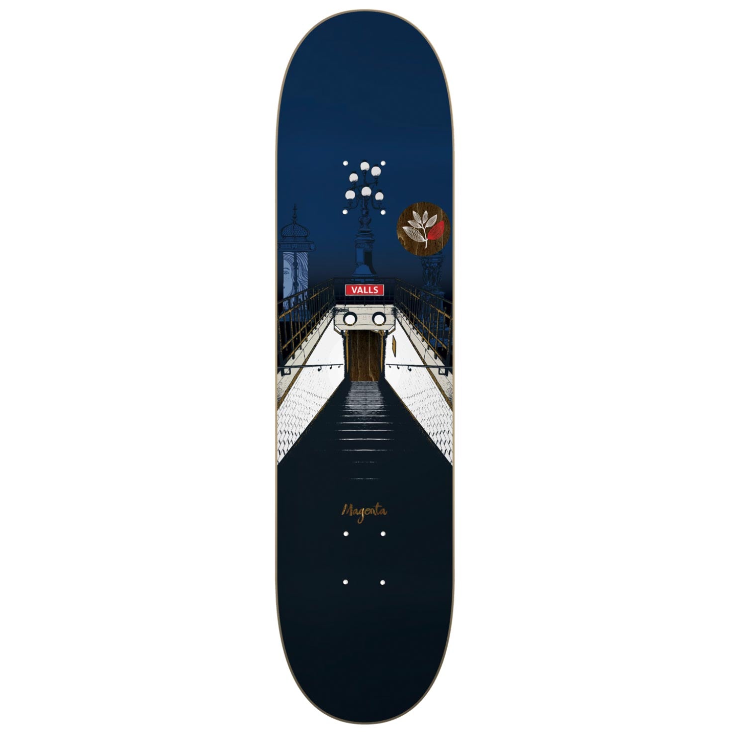 Magenta Skateboards Leo Valls Metro Series Skateboard Deck