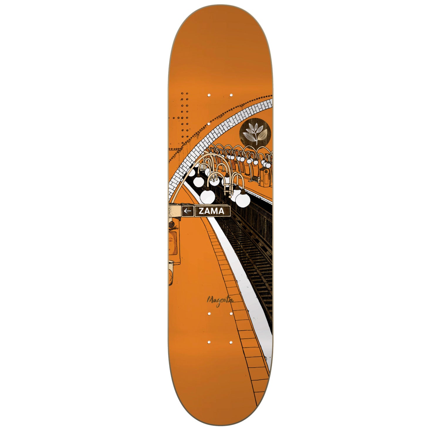 Magenta Skateboards Shogo Zama Metro Series Skateboard Deck