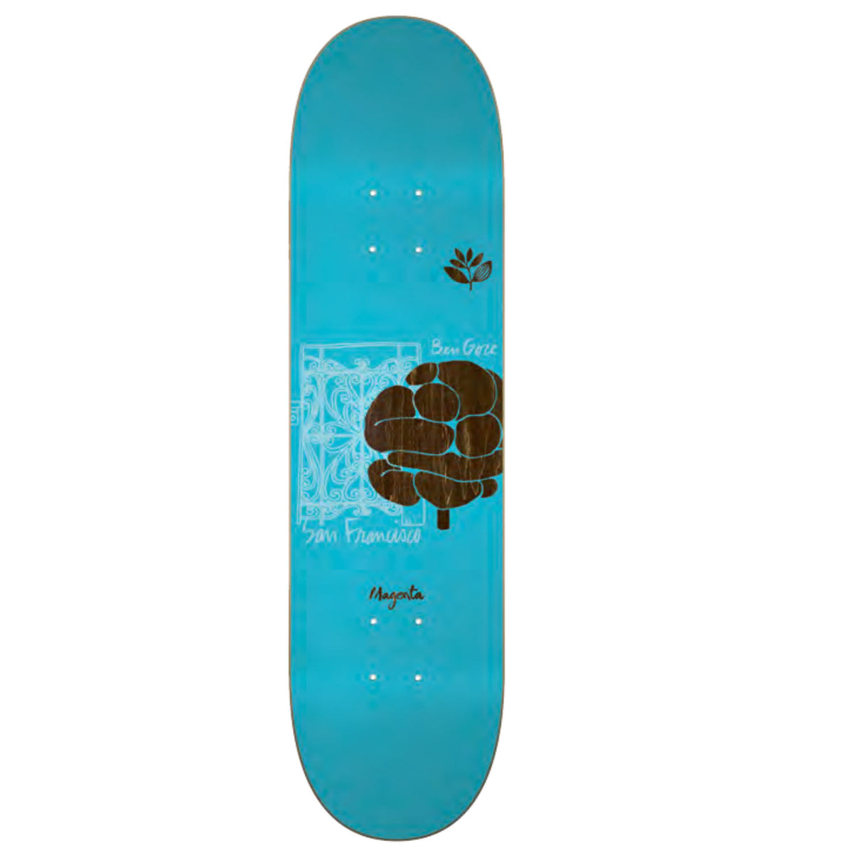 MAGENTA BEN GORE HOME SERIES BOARD Skateboard Deck