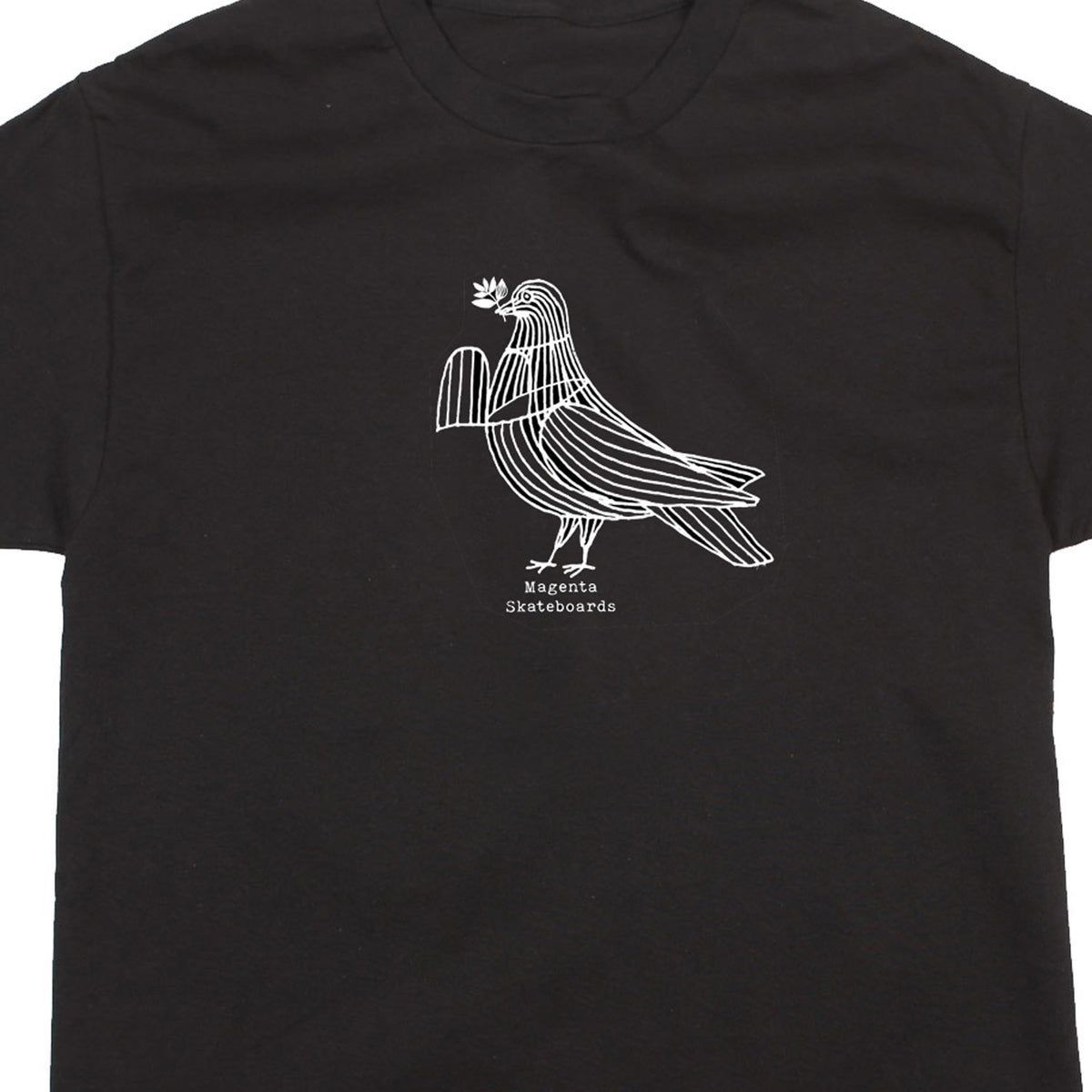 Magenta Skateboards Paint T-Shirt Grün