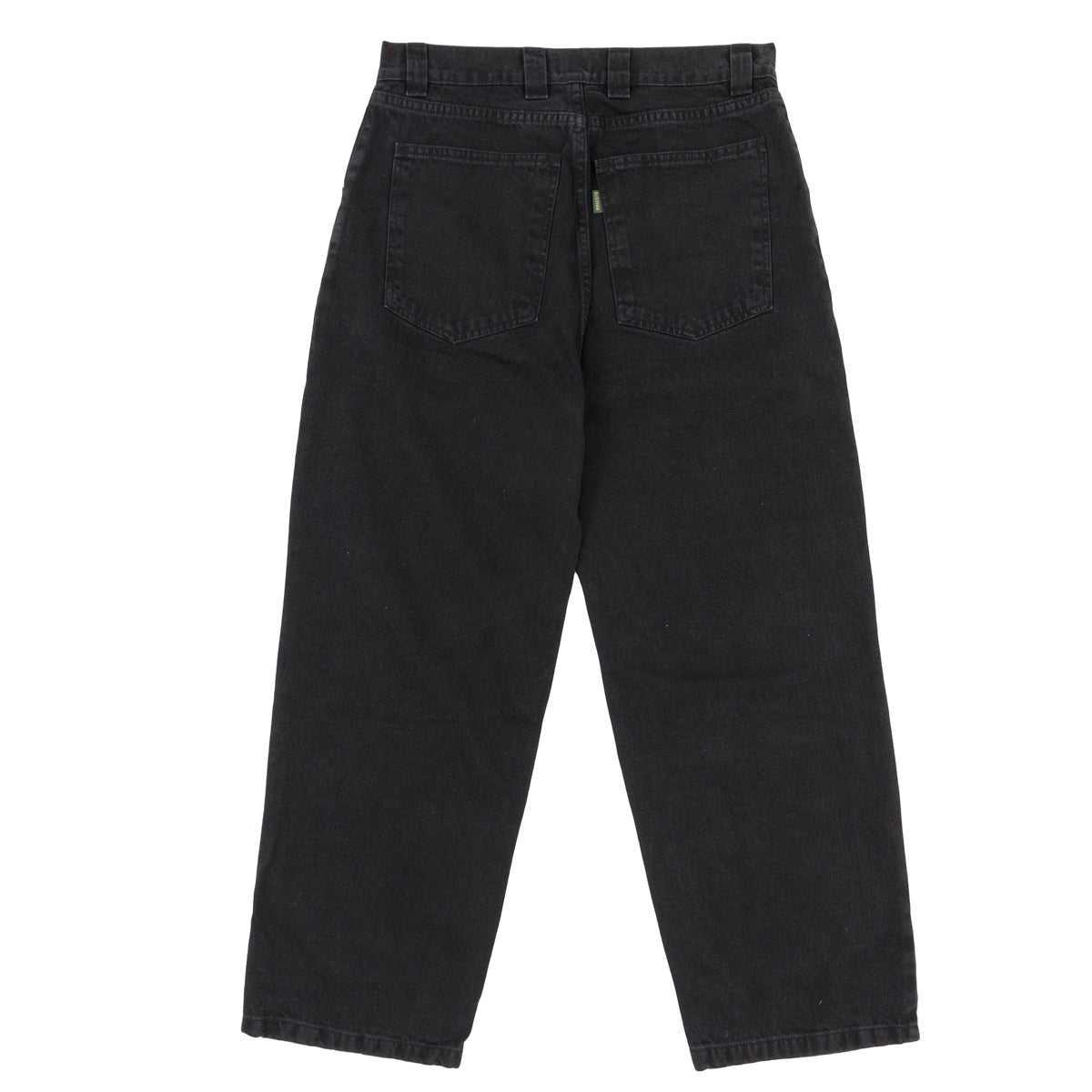 【DIAGONAL】BLACK FOIL DENIM PANTS Black Black Foil Denim Wide Jeans | GANNI