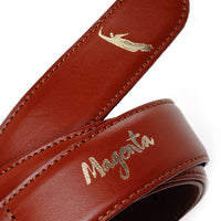 Magenta Skateboards PWS Leather Belt Brown