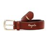 Magenta Skateboards PWS Leather Belt Brown