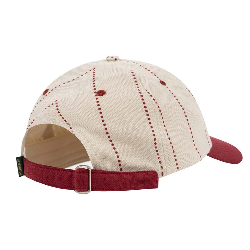 Magenta Skateboards Slugger Dad Hat Beige & Burgundy