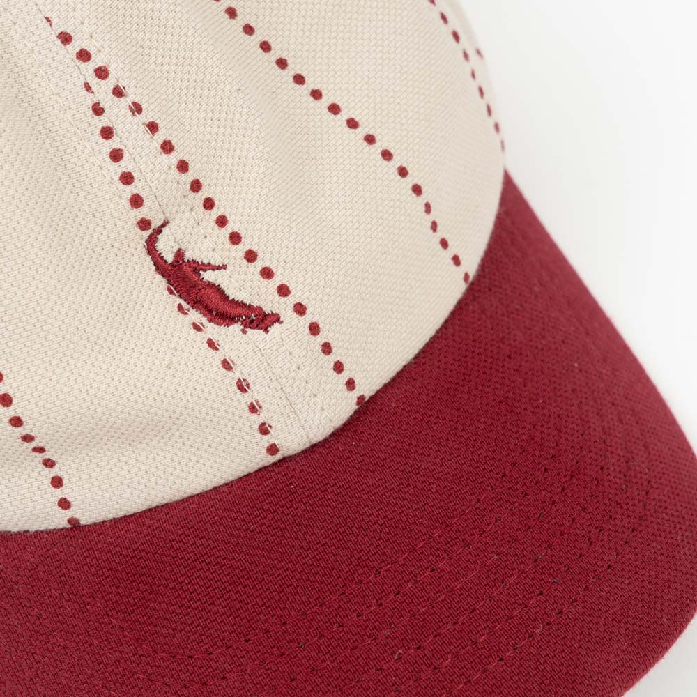 Magenta Skateboards Slugger Dad Hat Beige & Burgundy