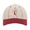 Magenta Skateboards Slugger Dad Hat Beige & Burgundy