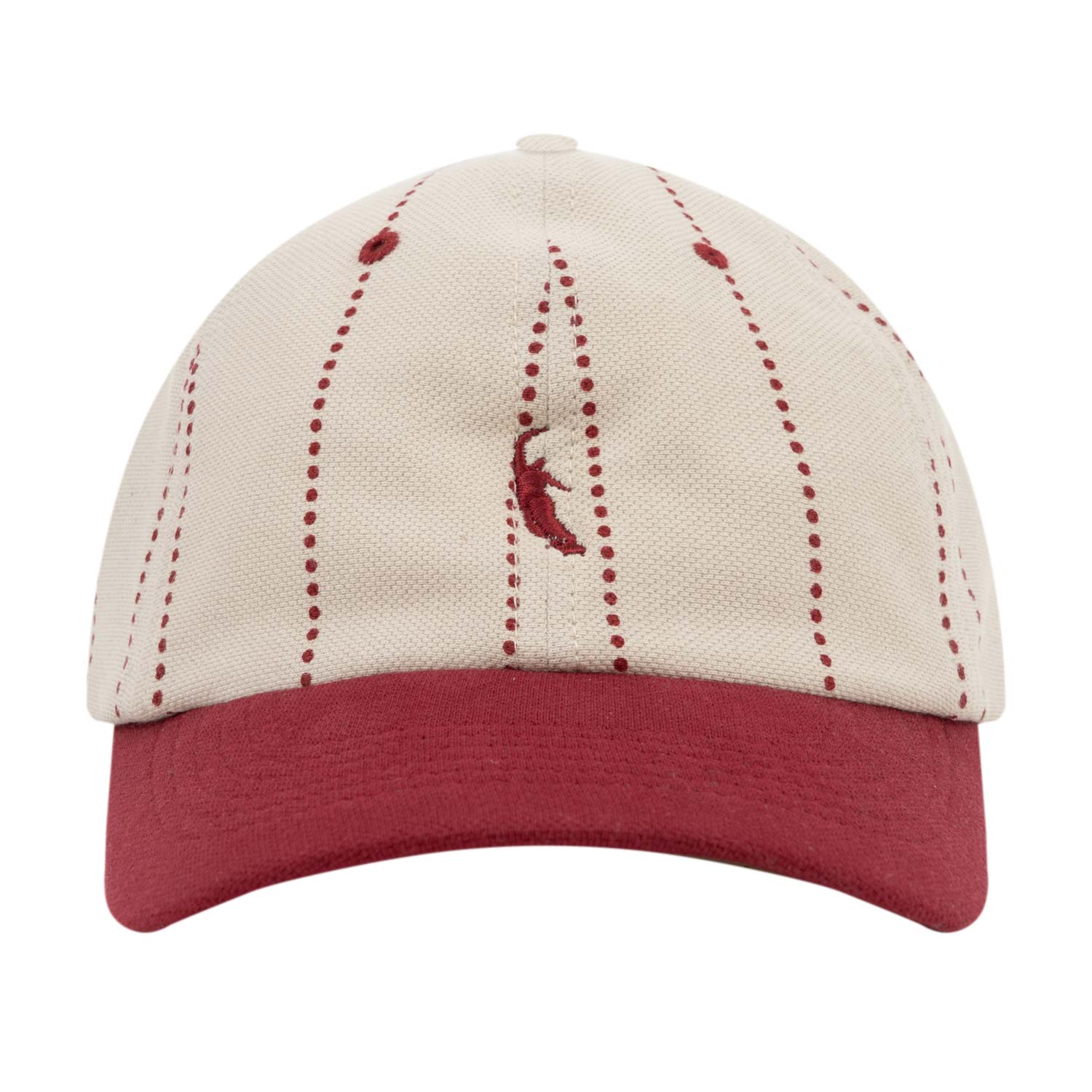 Magenta Skateboards Slugger Dad Hat Beige & Burgundy
