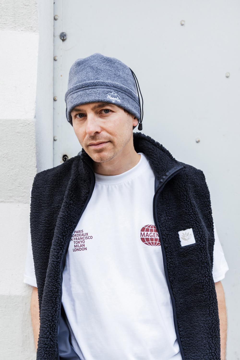 Magenta Skateboards Norte Sherpa Vest Black