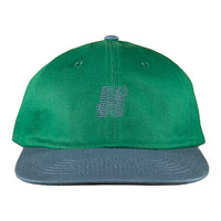 NORTH MAG N LOGO HAT GREEN/NAVY Front