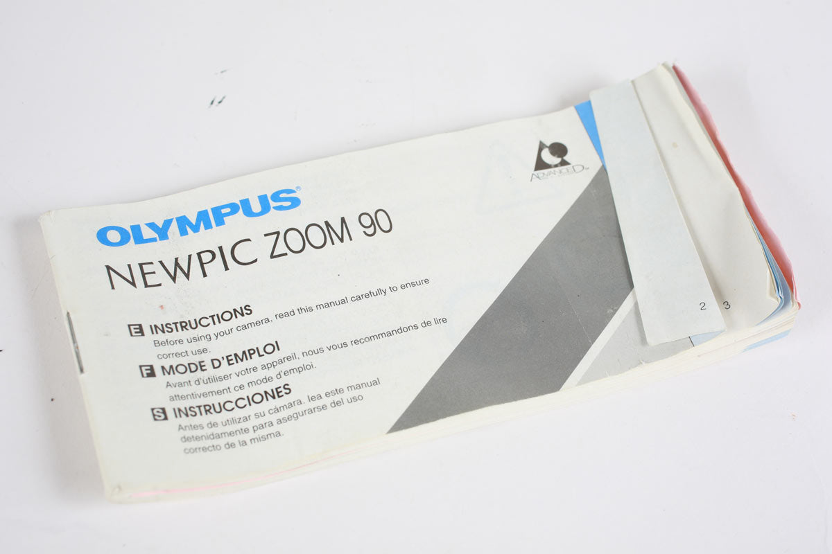 Vintage Olympus Newpic Zoom 90 APS Point & Shoot 35mm Film Camera
