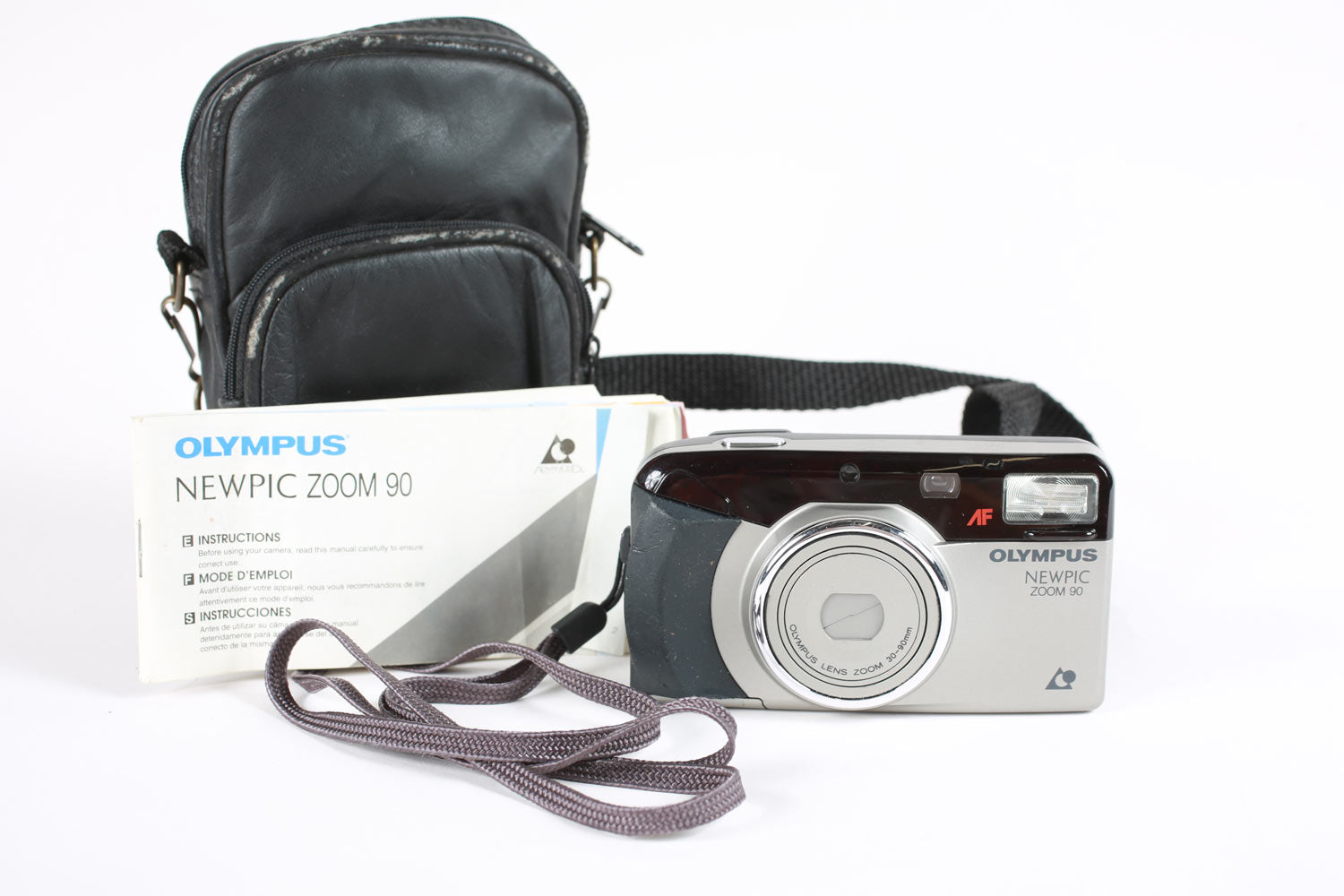 Vintage Olympus Newpic Zoom 90 APS Point & Shoot 35mm Film Camera