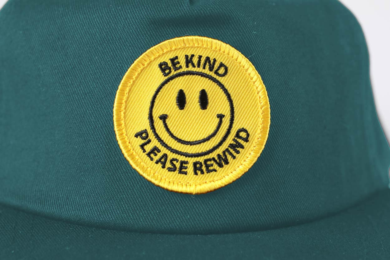 Picture Show Skateboards Be Kind Rewind Strapback Short Brim Hat Teal