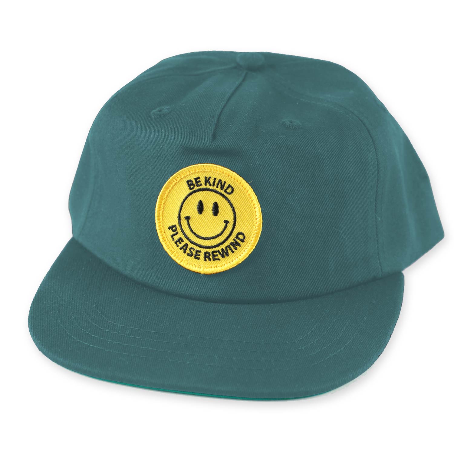 Picture Show Skateboards Be Kind Rewind Strapback Short Brim Hat Teal