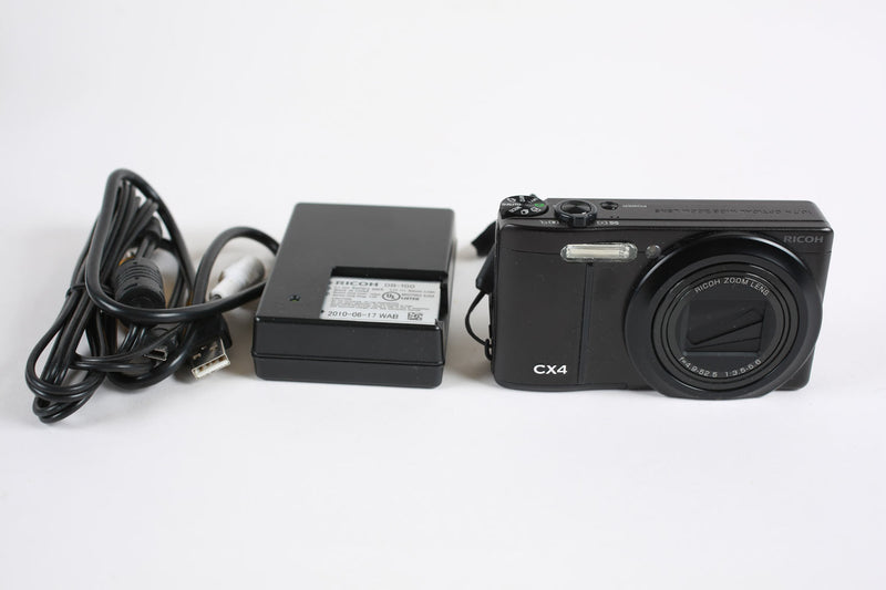 Vintage RICOH CX4 10.0MP Compact Digital Camera Black