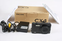 Vintage RICOH CX4 10.0MP Compact Digital Camera Black