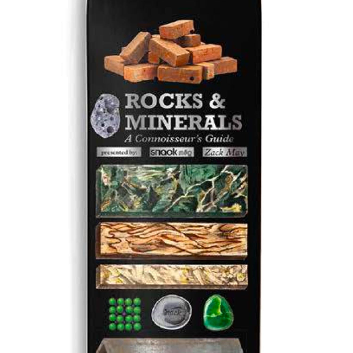 Snack Zack May Rocks & Minerals Skateboard Deck