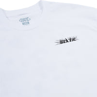 STATIC SPECTACLE Tee White Front Detail