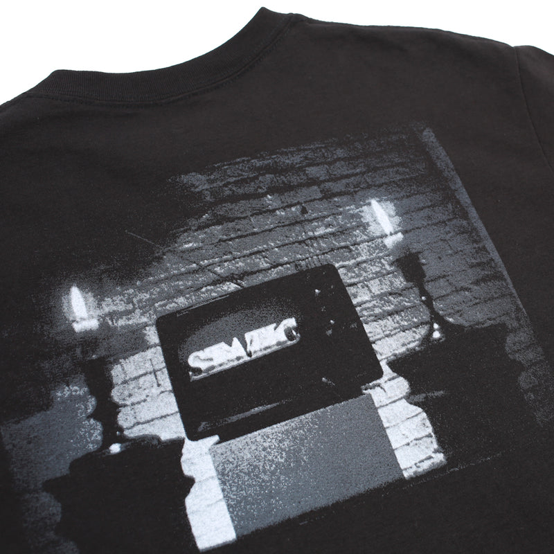 STATIC TUNE IN Tee Black Back Detail