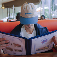 Good Advice Snapback Hat Sand / Navy