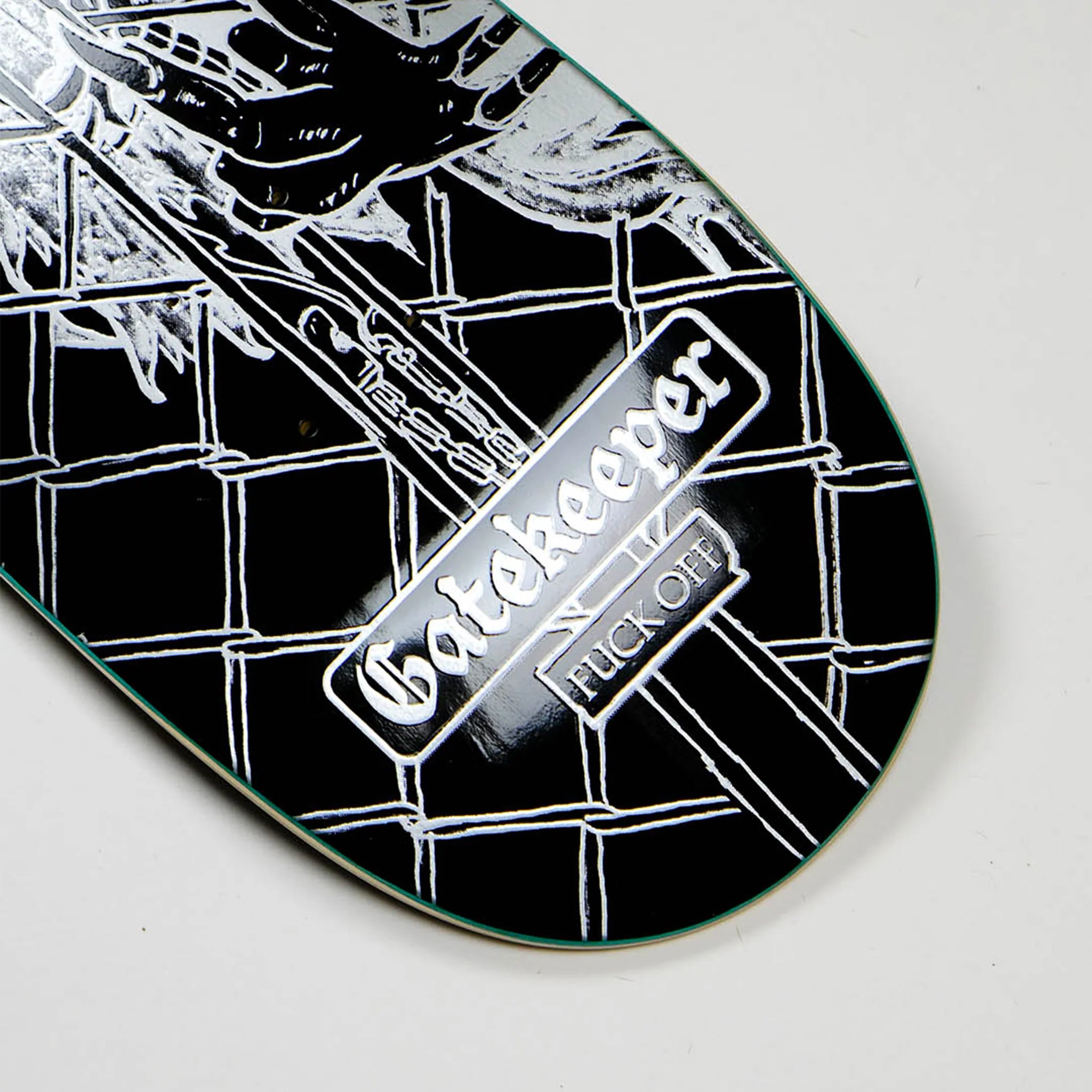 Snack Gatekeeper Black Skateboard Deck