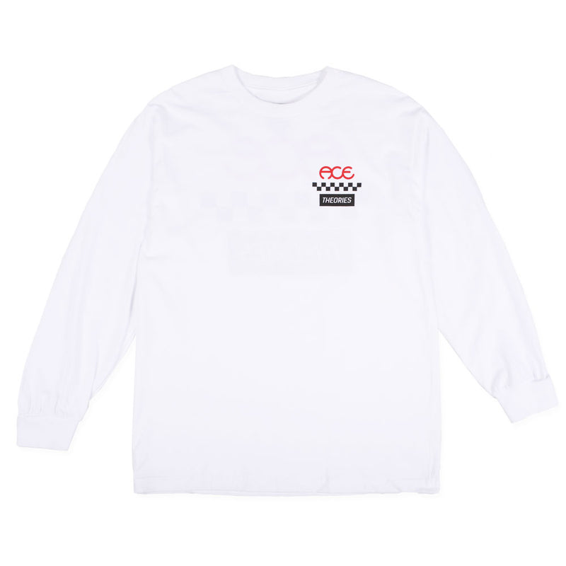 Theories x Ace Longsleeve White FrontTheories x Ace Longsleeve White Front