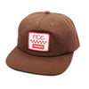 Theories x Ace Stamp Snapback Chocolate Front