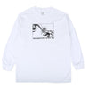 Theories ARTIFICIAL INTELLIGENCE LONGSLEEVE TEE WHITE Front