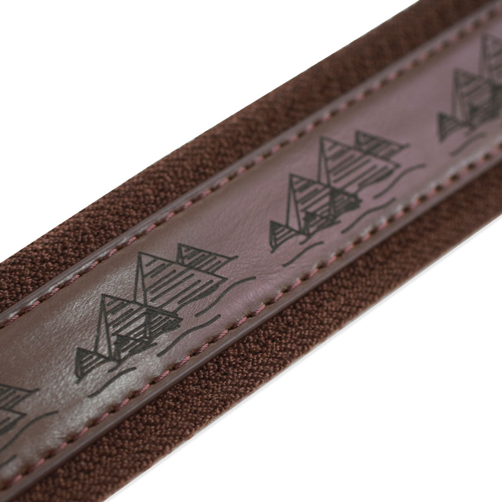 Theories AS ABOVE Belt Vegan Leather Brown  Strap
