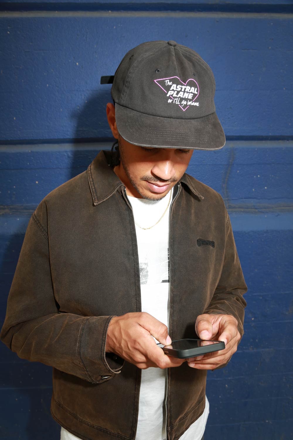 Theories Astral Plane Strapback Hat Washed Black