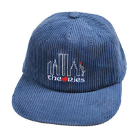 Theories Big Apple Corduroy Strapback Hat Royal Blue