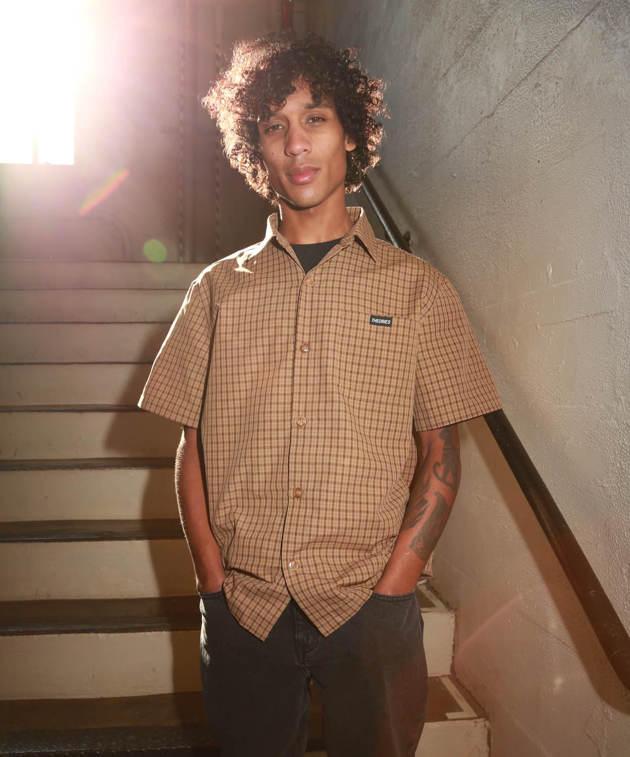Theories Avignon Flannel Button Up Caramel – THEORIES OF ATLANTIS