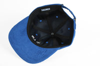 Theories Big Apple Corduroy Strapback Hat Royal Blue