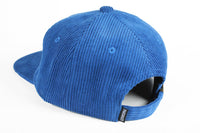 Theories Big Apple Corduroy Strapback Hat Royal Blue