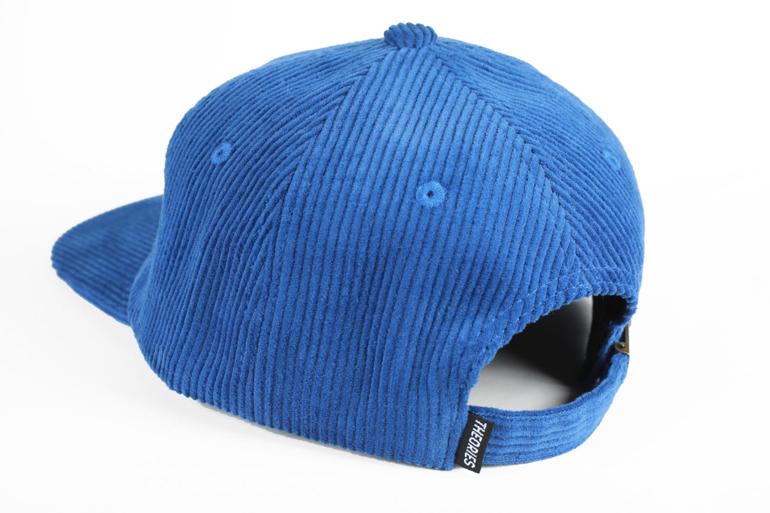 Theories Big Apple Corduroy Strapback Hat Royal Blue
