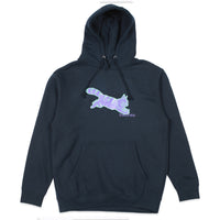 Theories Conscious Kitty Hoodie Washed Navy