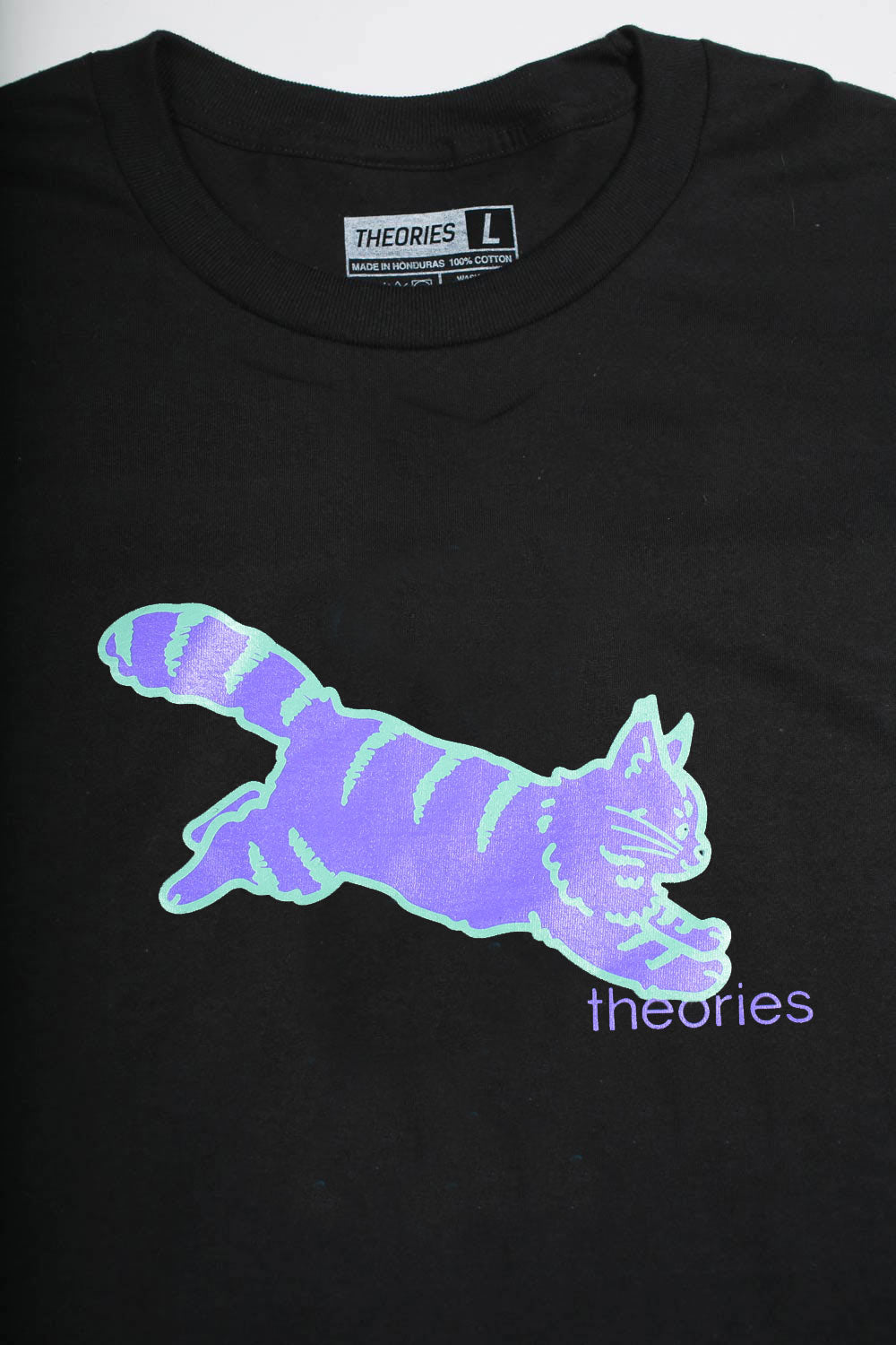 Theories Conscious Kitty Tee Black