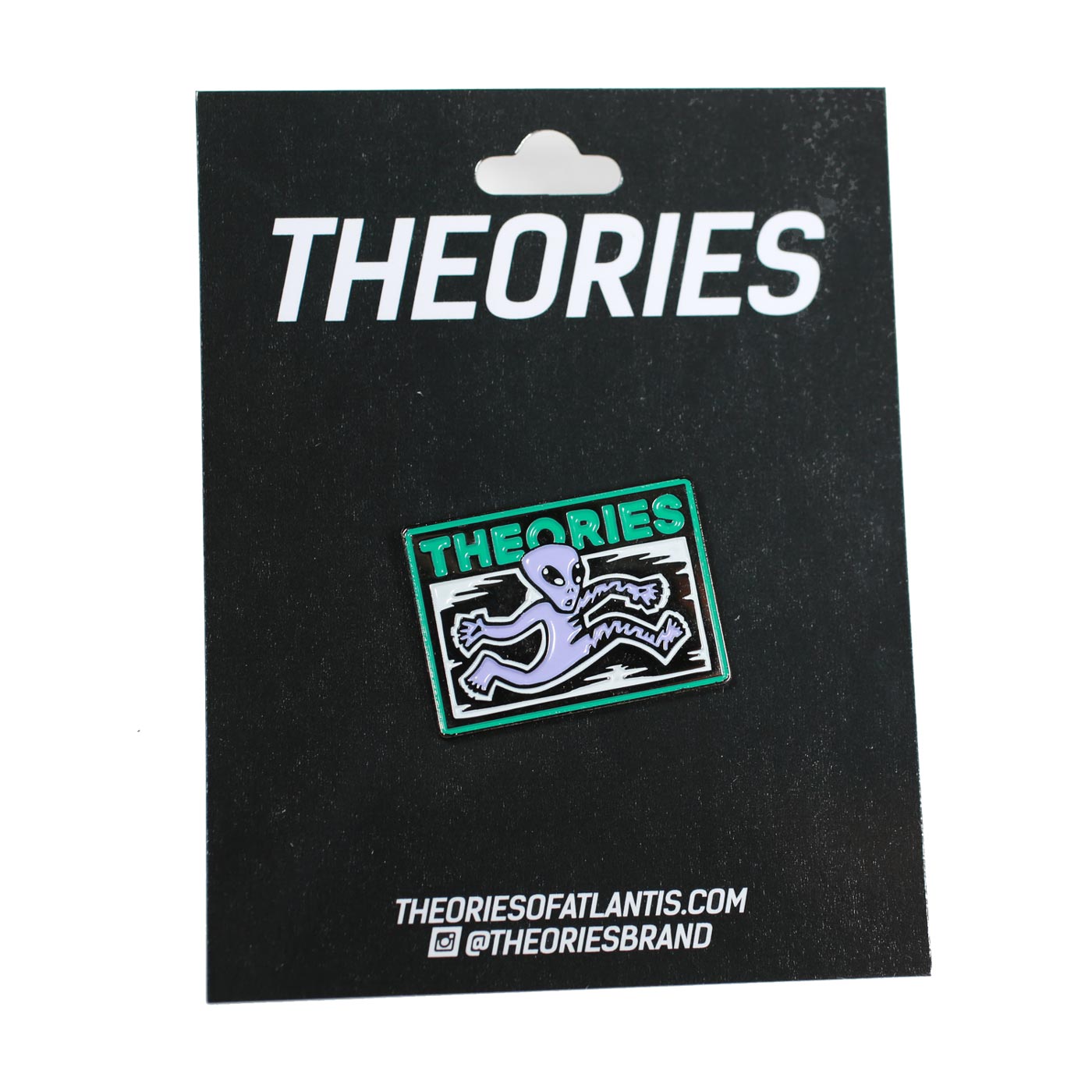 Theories Enigma Enamel Pin