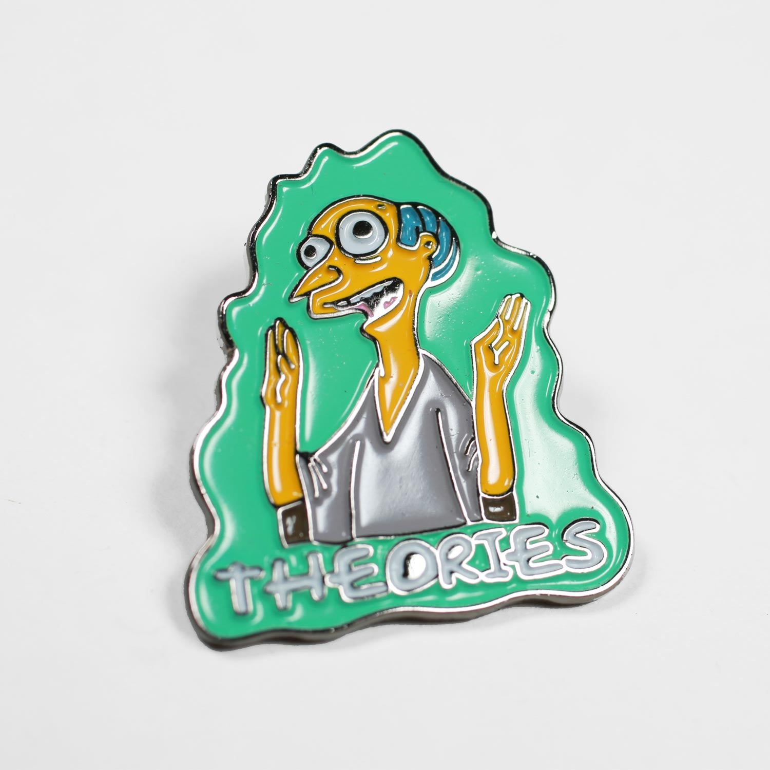 Theories Healthy Green Glow Simpsons Enamel Pin