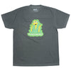 Theories Healthy Green Glow Garment Dyed Tee Washed Black