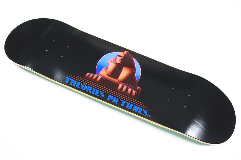 Theories Brand Hollywood Skateboard Graphic with the Great Sphinx of Egypt on the Bottom