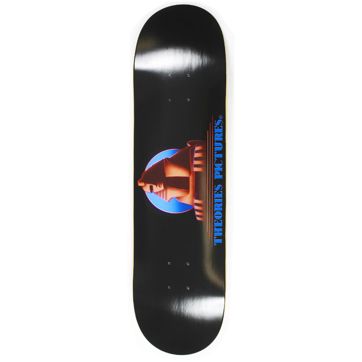 Theories Brand Hollywood Skateboard Graphic with the Great Sphinx of Egypt on the Bottom