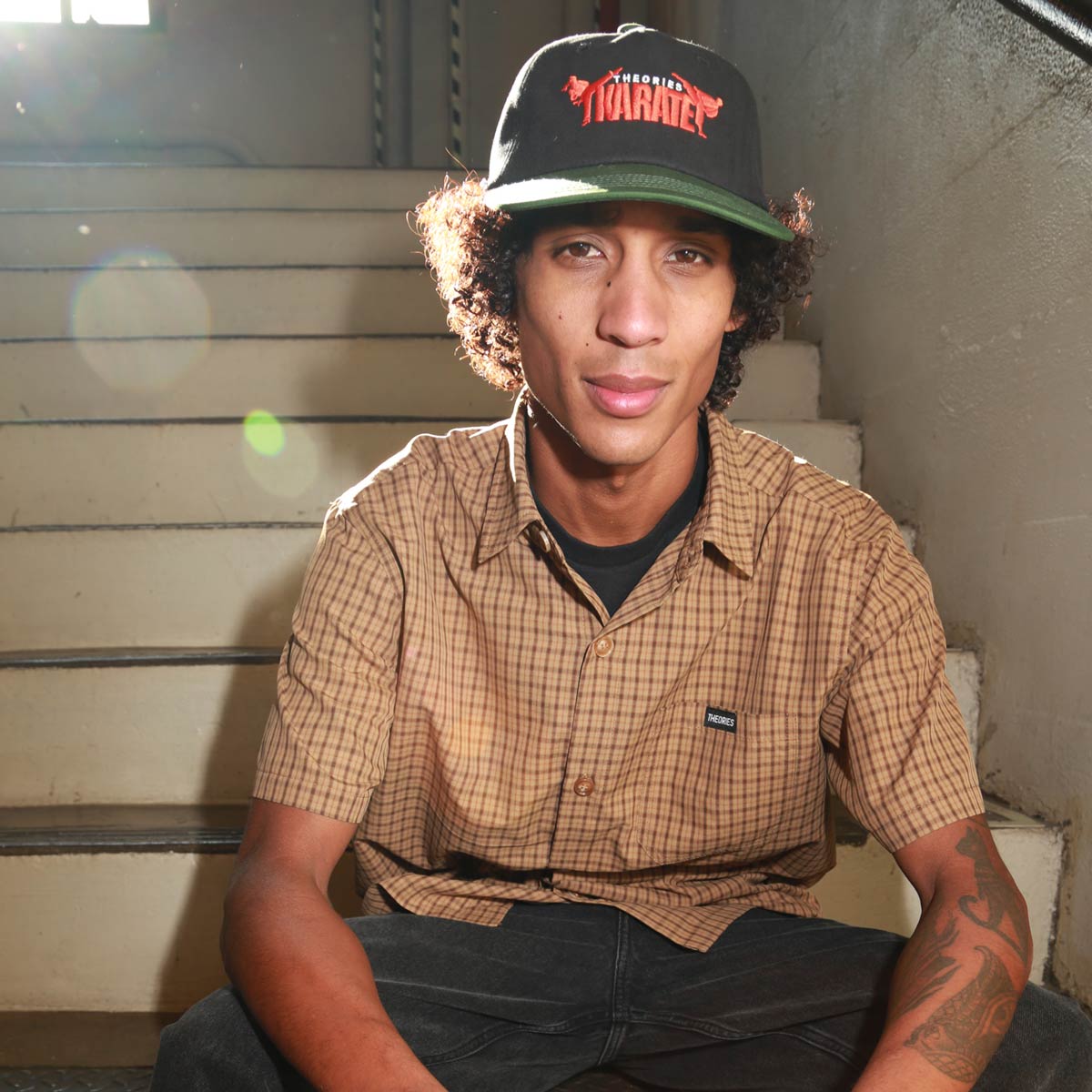 Theories Karate Snapback Hat Black