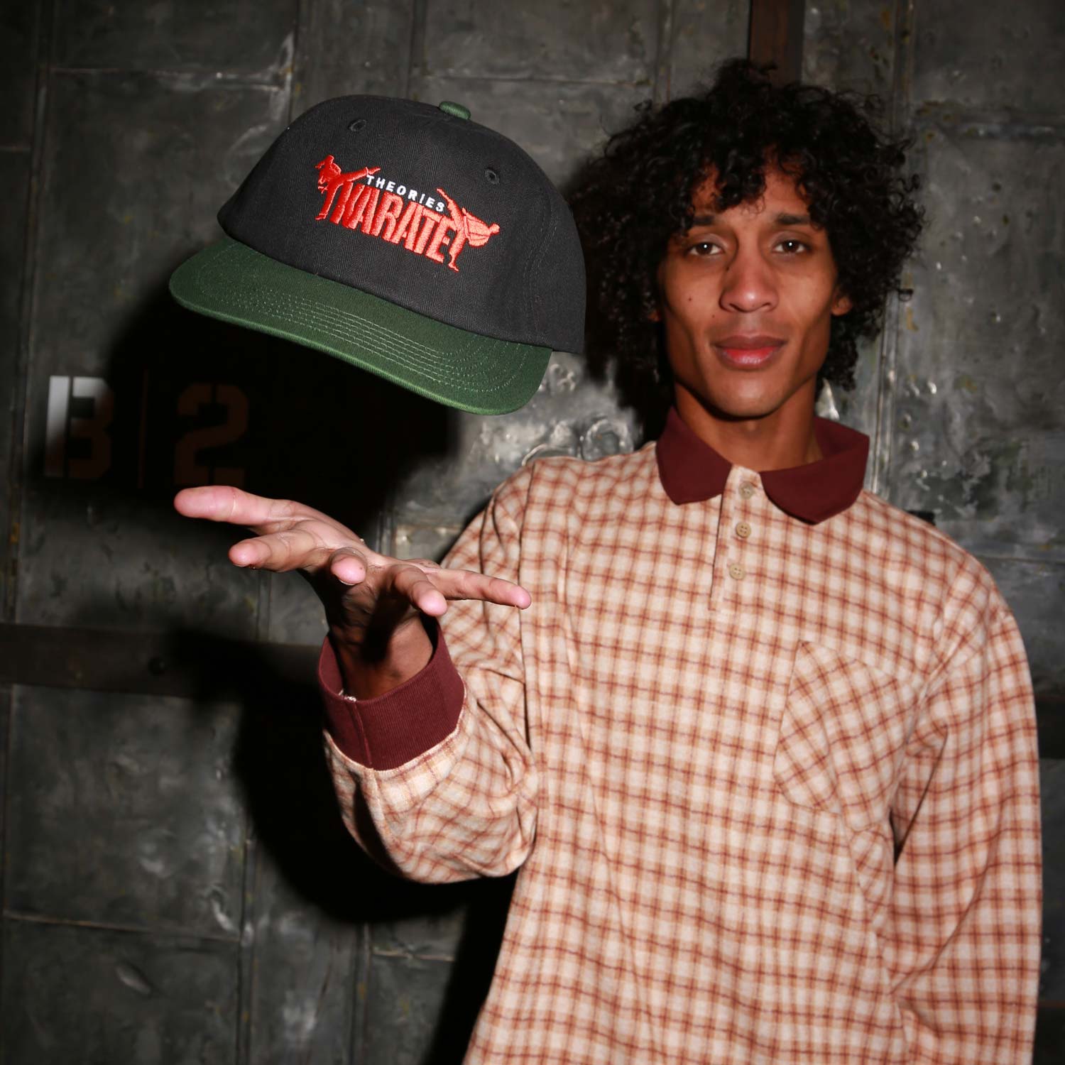 Theories Karate Snapback Hat Black
