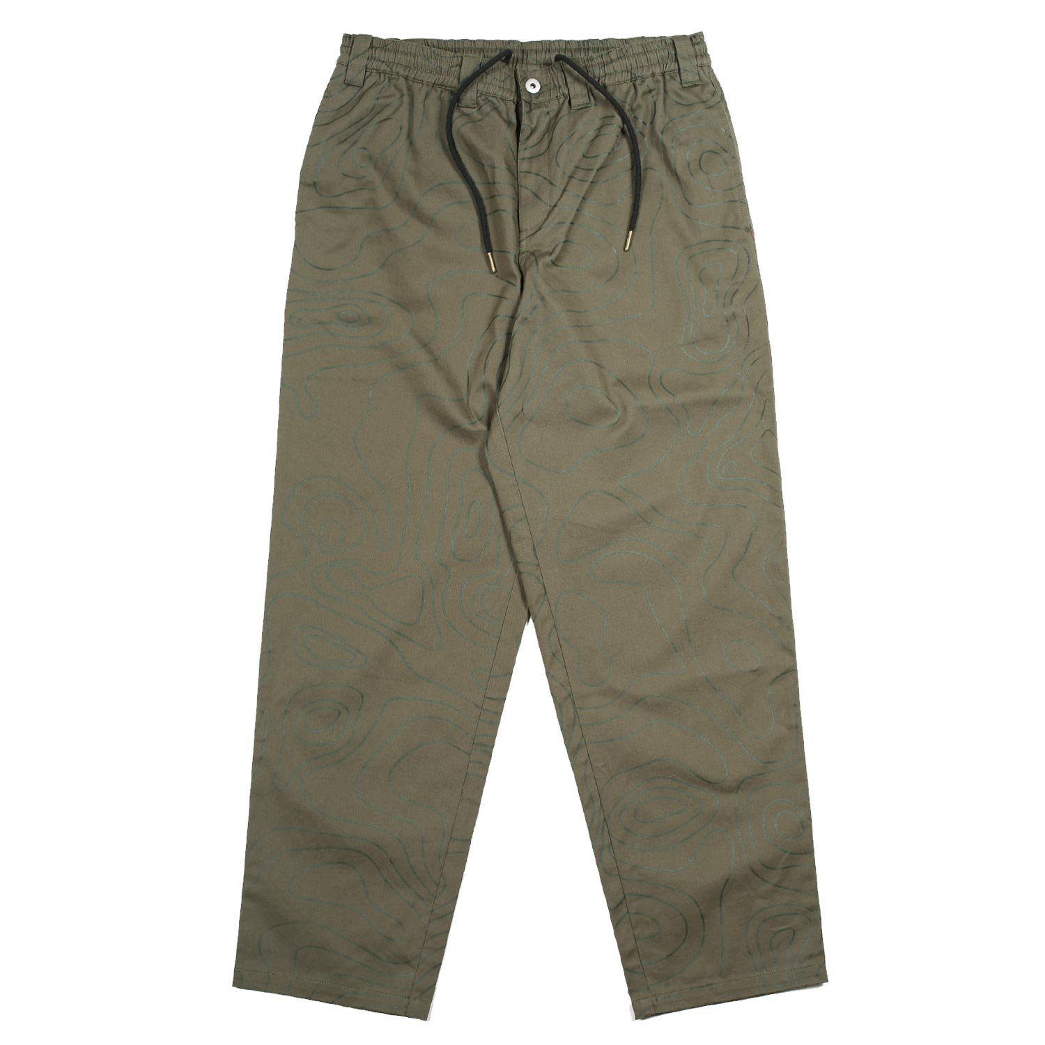 Theories Stamp Lounge Pant Contour Green